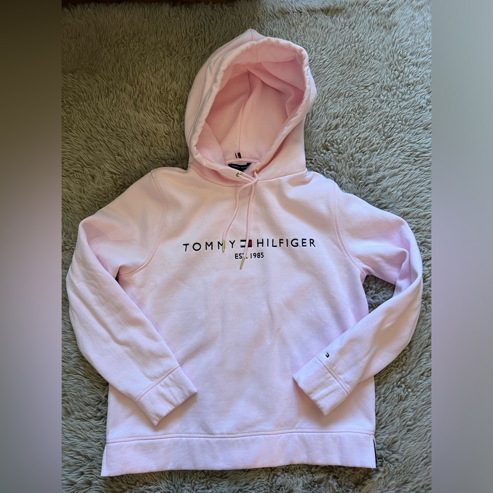 Tommy Hilfiger Light Pink Logo Hoodie